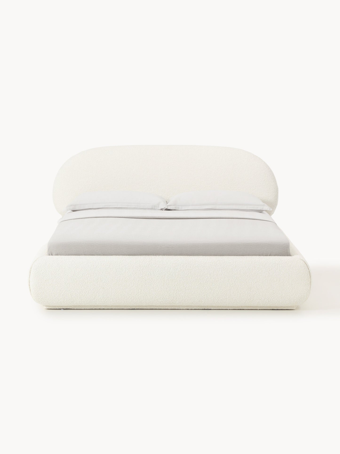 Albravon Upholstered Bed in Bouclé