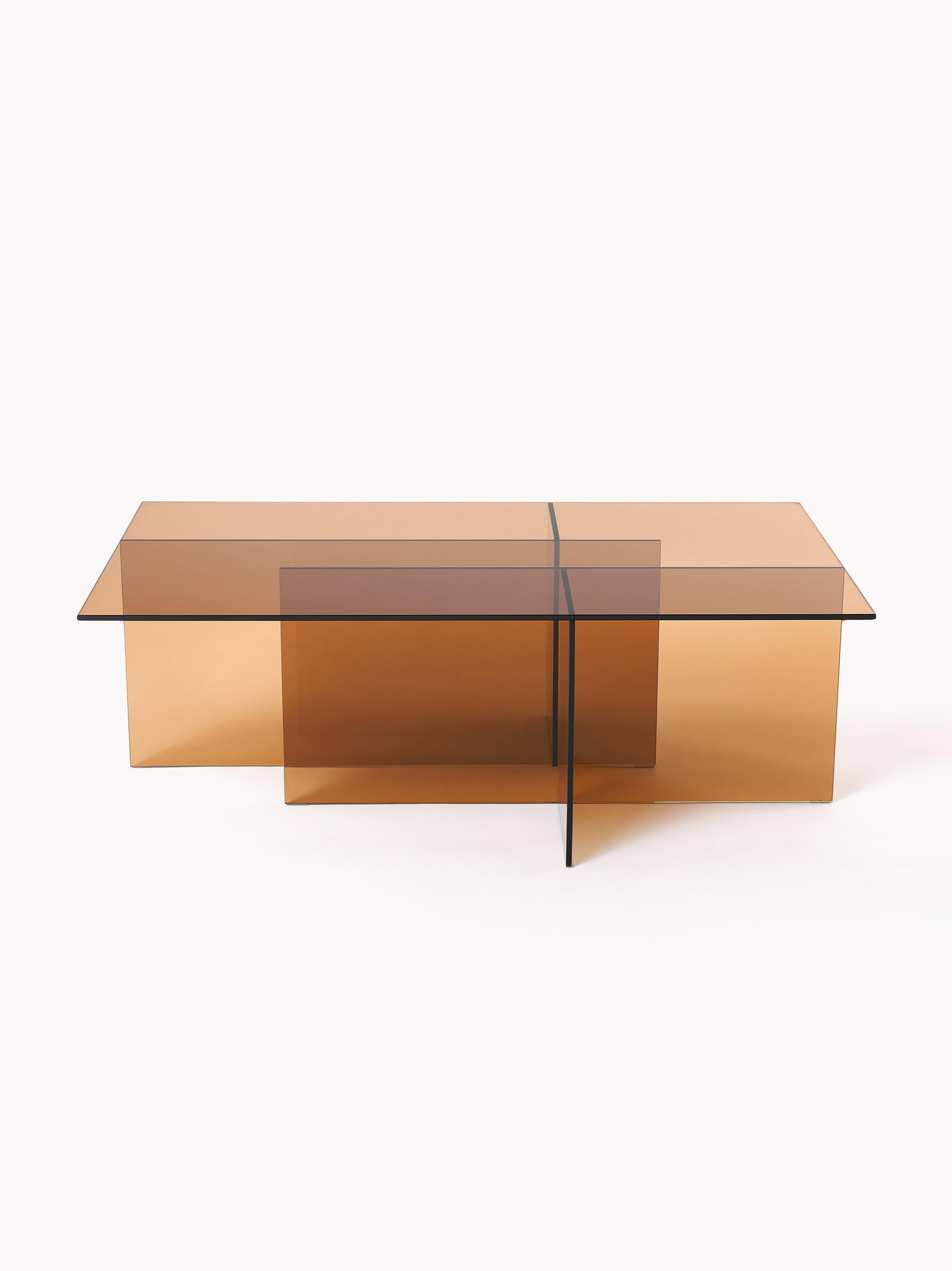 Anouwyn Glass Coffee Table, W 102 cm