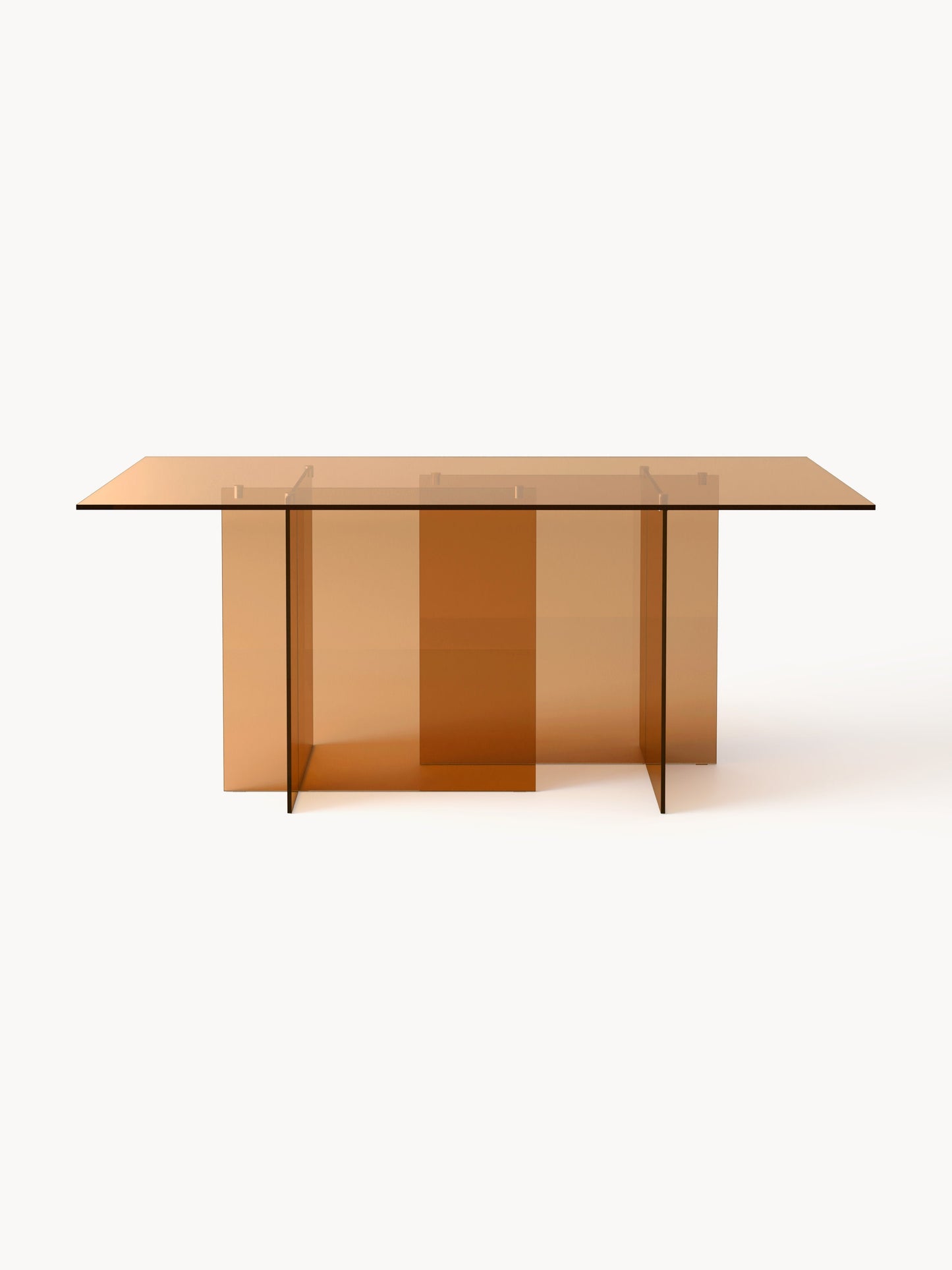 Anouwyn Glass Dining Table, 180 x 90 cm