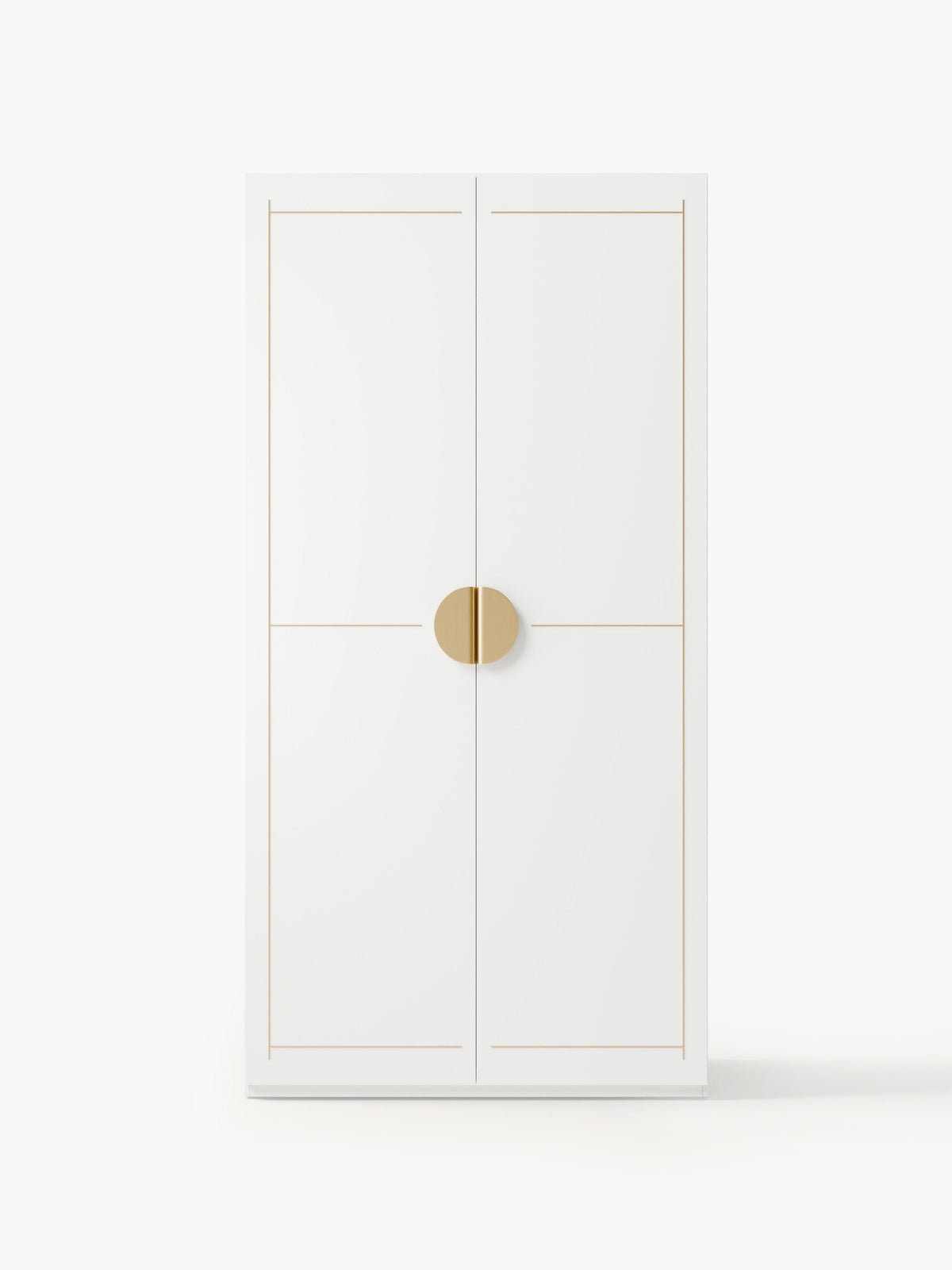 Denlaith Modular Hinged-Door Wardrobe, 100 cm Wide, in Various Sizes