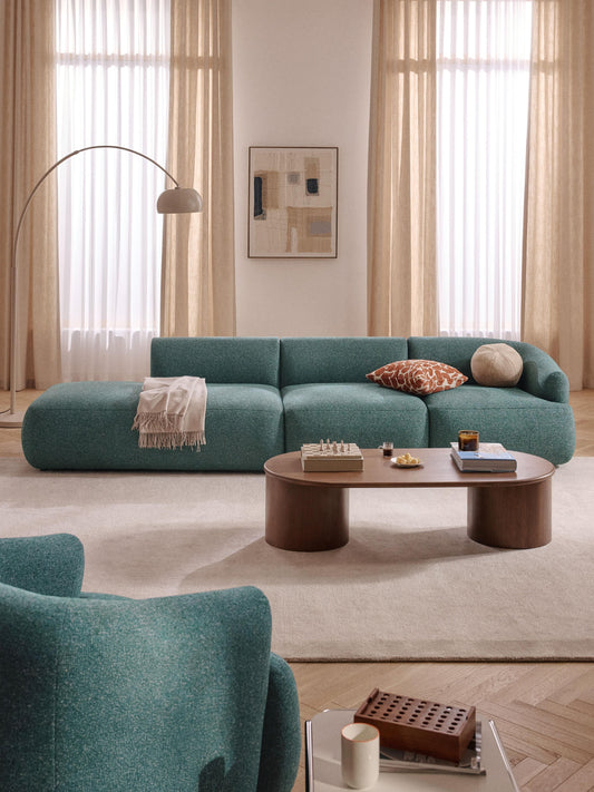Fionwara Modular Chaise in Bouclé (2-Seater)