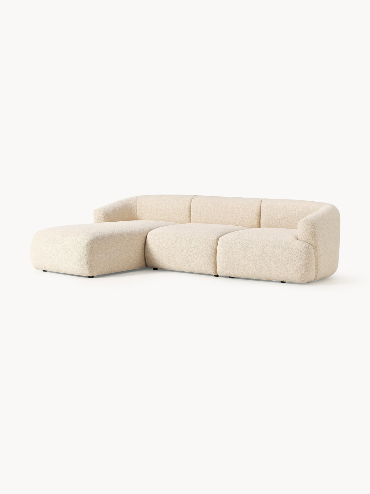 Fionwara Modular Corner Sofa (3-Seater) in Bouclé