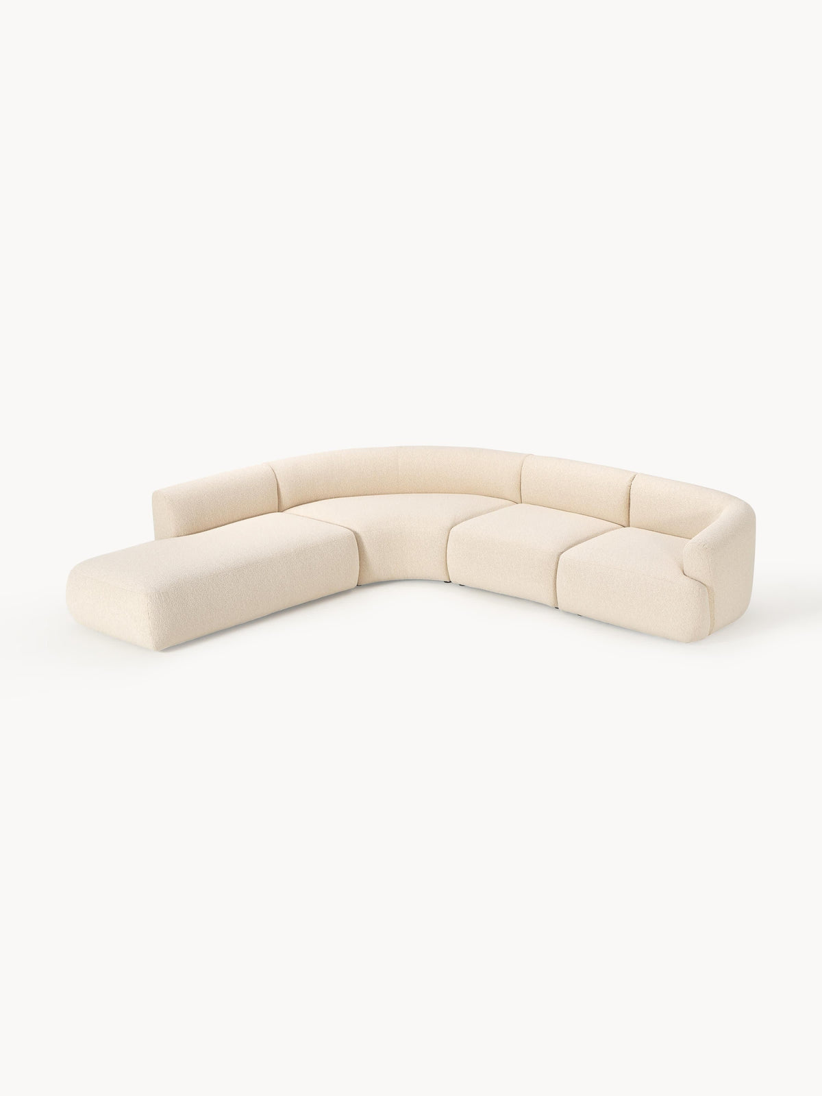 Fionwara Modular Corner Sofa (4-Seater) in Bouclé