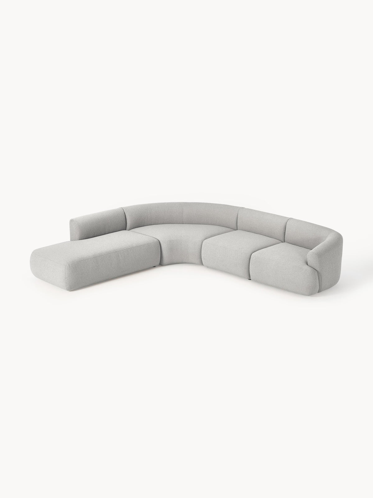 Fionwara Modular Corner Sofa (4-Seater) in Bouclé