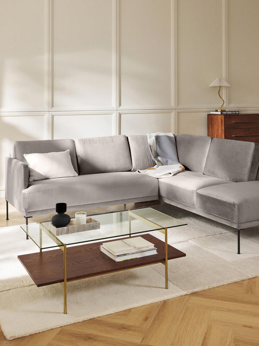 Fluvraine Corner Sofa in Velvet