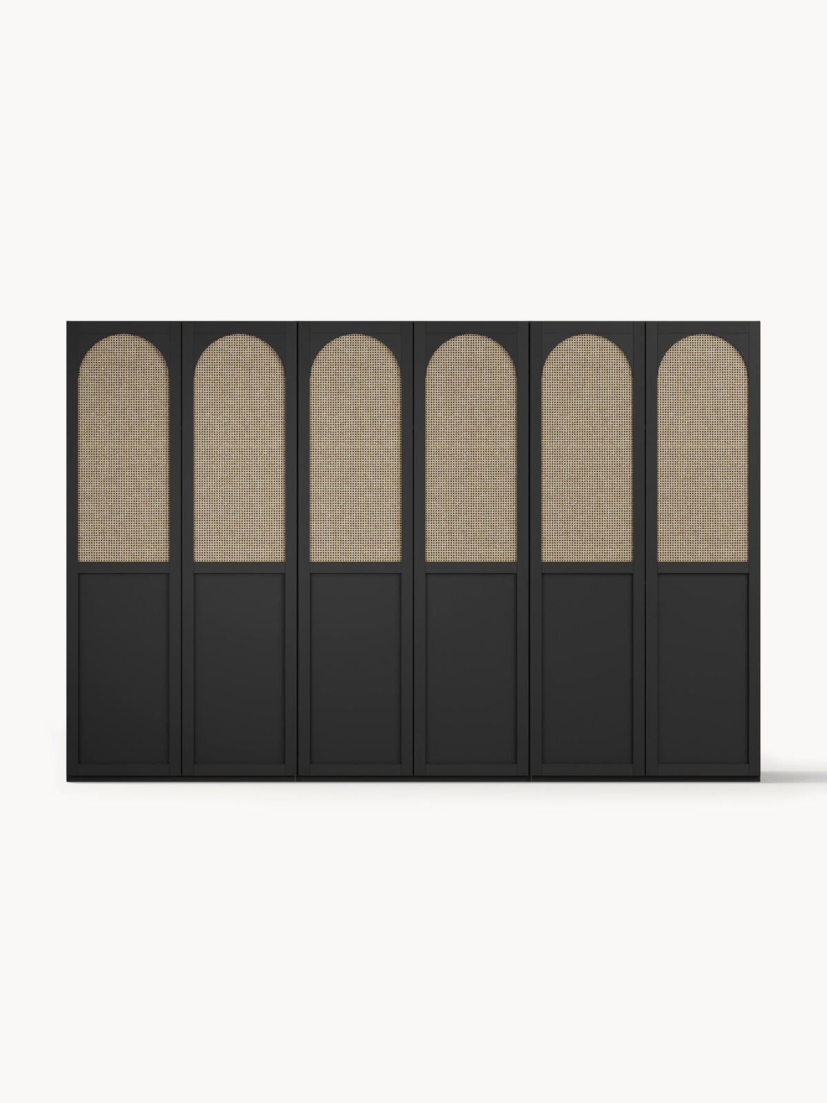 Jeanmarel Modular Hinged-Door Wardrobe, 300 cm Wide, in Various Sizes