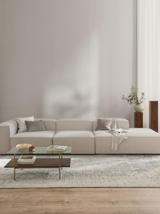 Lenmoray Modular Bouclé XL Ottoman