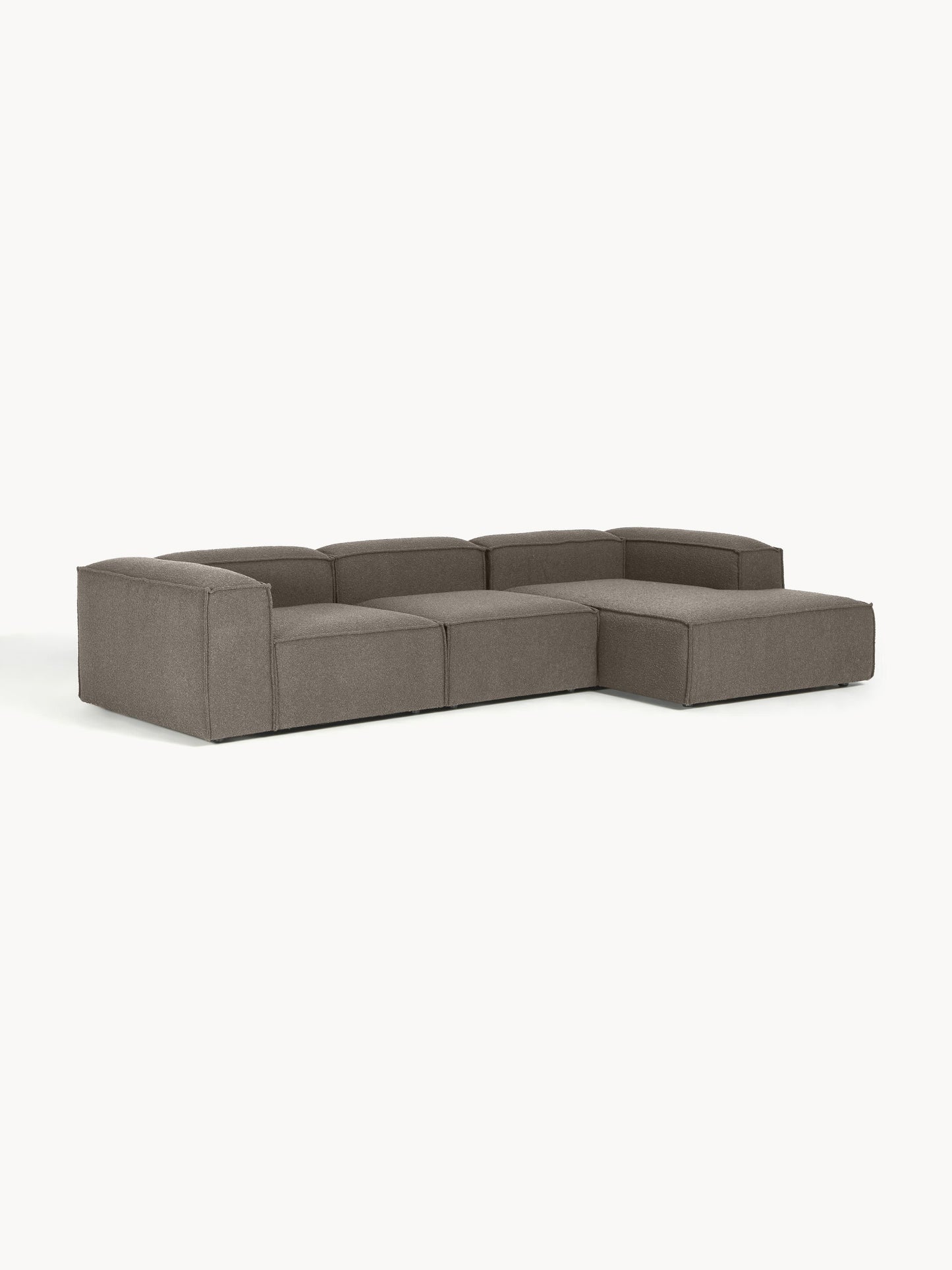 Lenmoray Modular Corner Sofa (4-Seater) in Bouclé