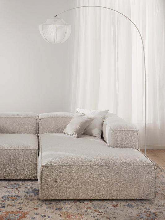 Lenmoray Ottoman Corner Module in Bouclé