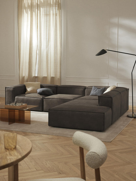 Lenmoray Ottoman Module in Leather