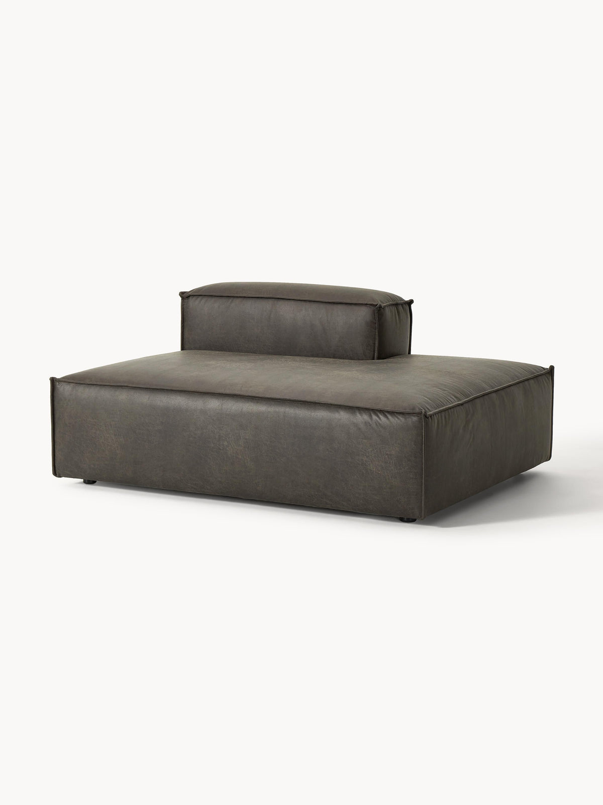 Lenmoray Ottoman Module in Leather