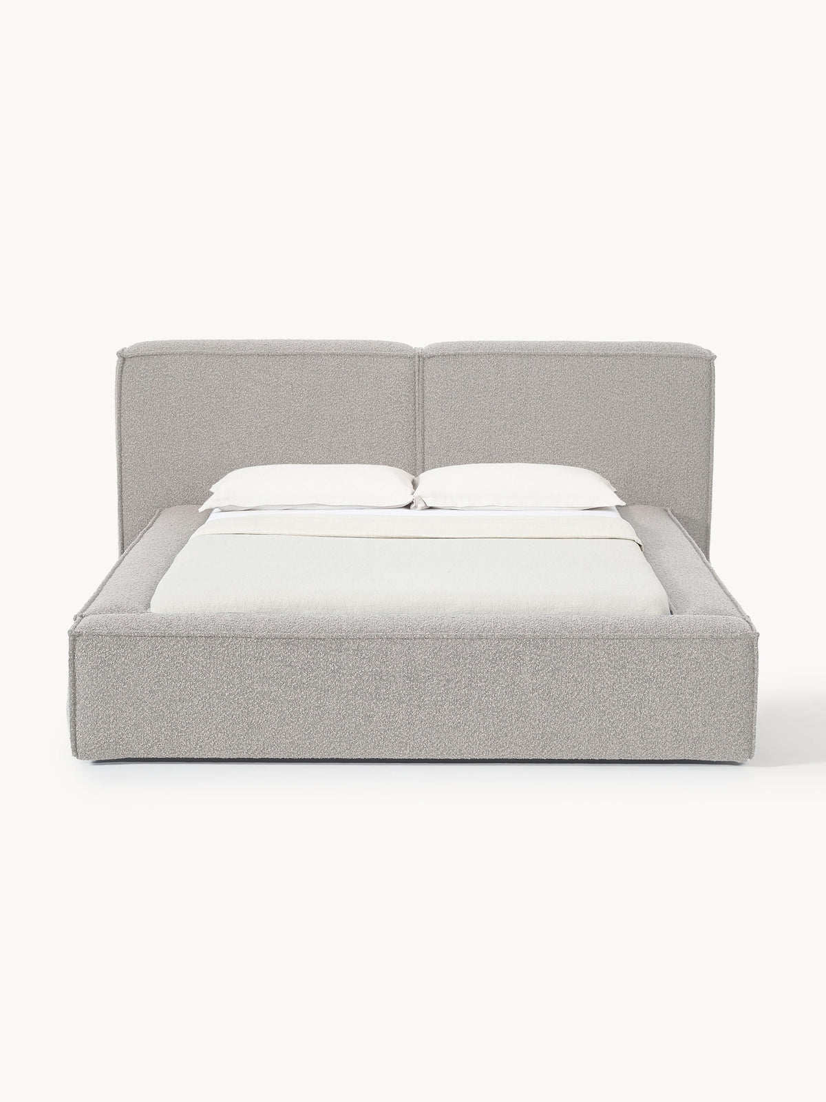 Lenmoray Upholstered Bouclé Bed