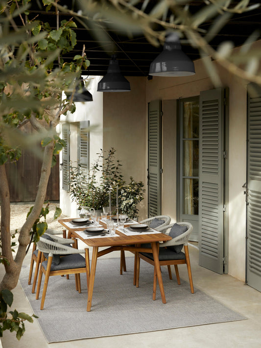 Marcaithe Acacia Wood Garden Table, 180 x 90 cm