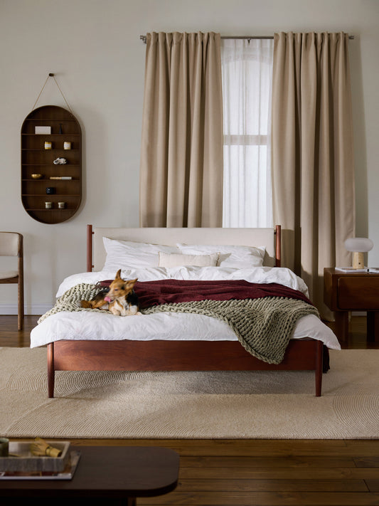 Paulwenn Mango Wood Bed