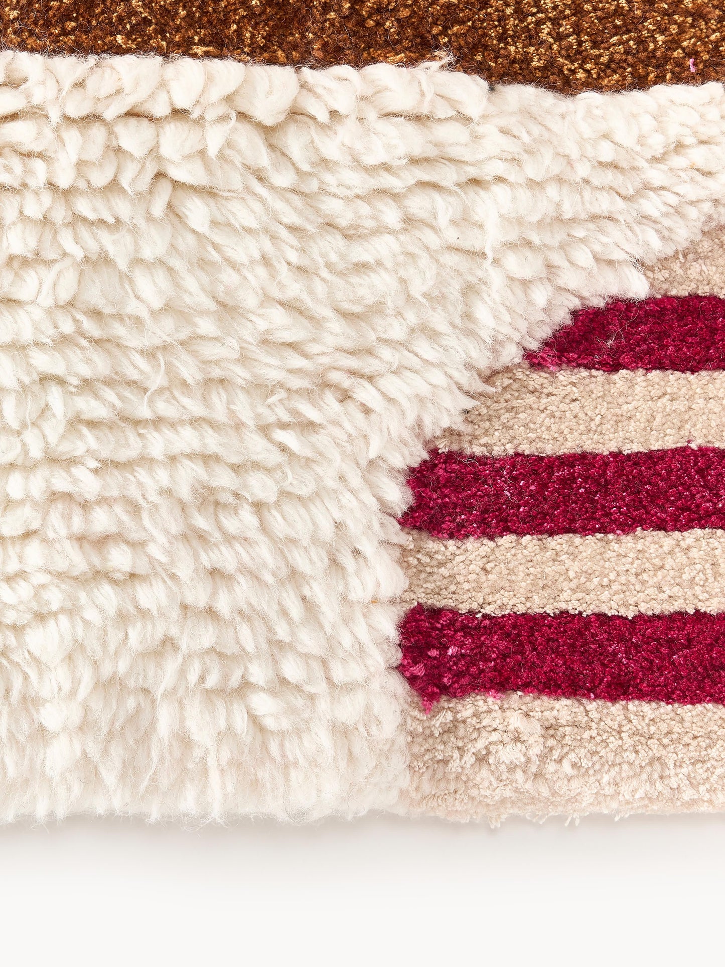 Roscwynn Hand-Tufted Wool Rug with High-Low Texture
