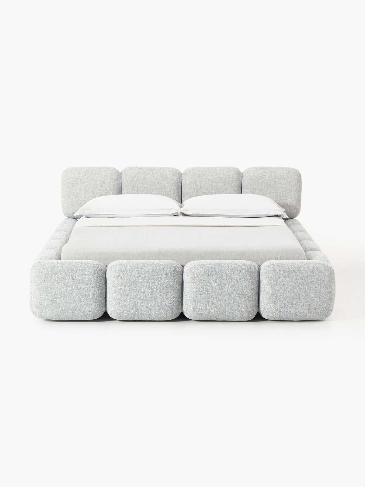 Taylunn Bouclé Upholstered Bed