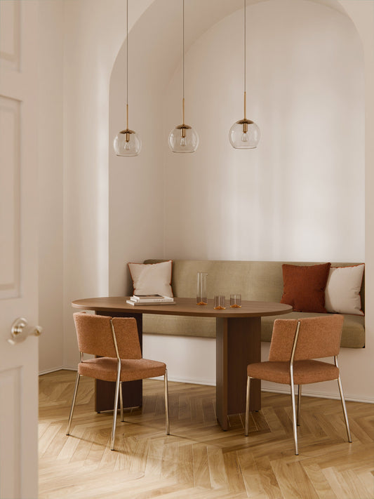 Tonbrenna Wooden Oval Dining Table, in Various Sizes