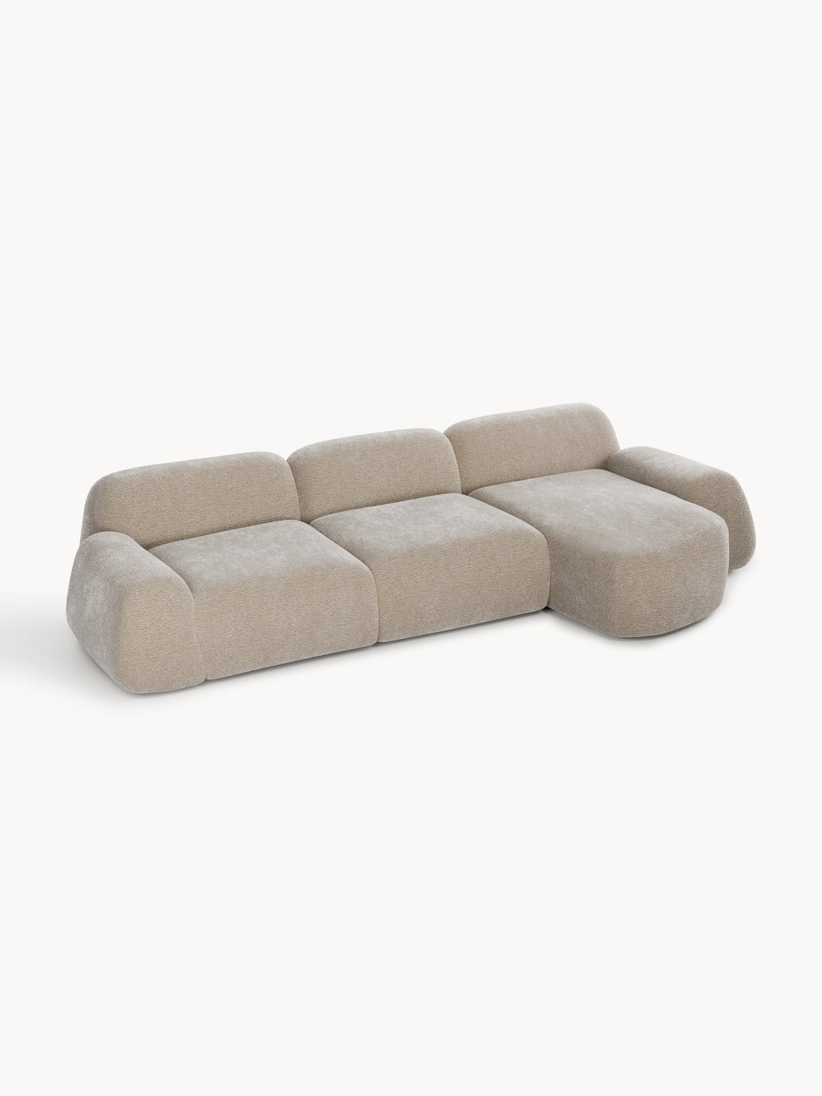 Wolmairen Modular Teddy Corner Sofa (4-Seater)