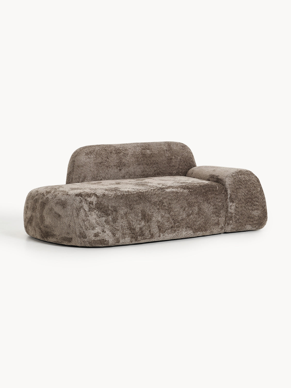 Wolmairen Sofa (2-Seater) in Teddy Bouclé with Chaise Longue