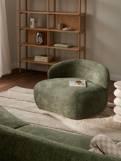 Albravon Lounge Chair in Teddy Bouclé