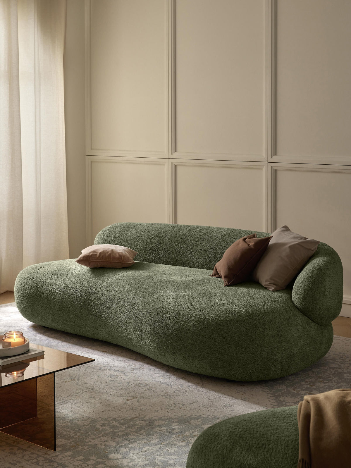 Albravon Teddy Bouclé Sofa (3-Seater)