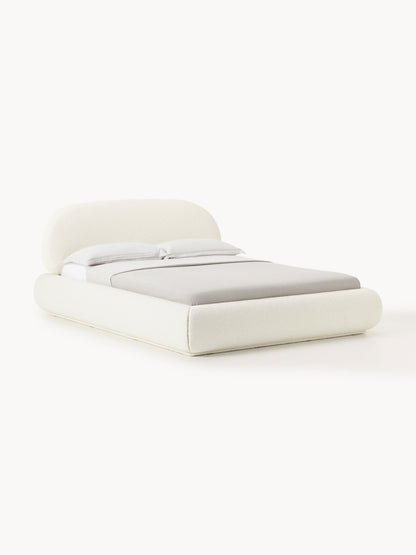 Albravon Upholstered Bed in Bouclé