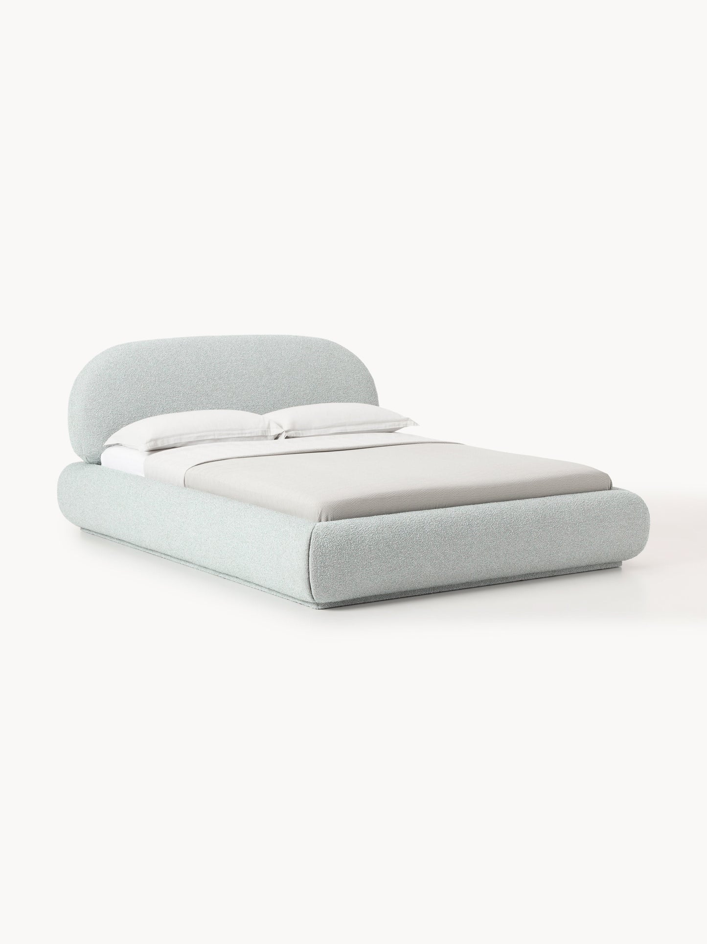 Albravon Upholstered Bed in Bouclé