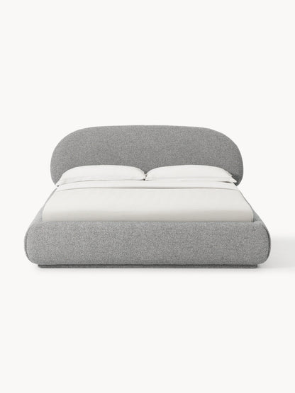 Albravon Upholstered Bed in Bouclé