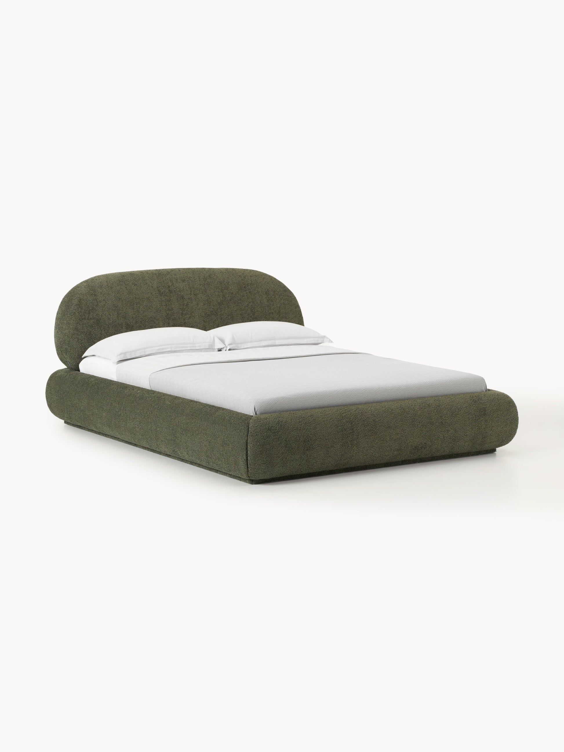 Albravon Upholstered Teddy Bouclé Bed