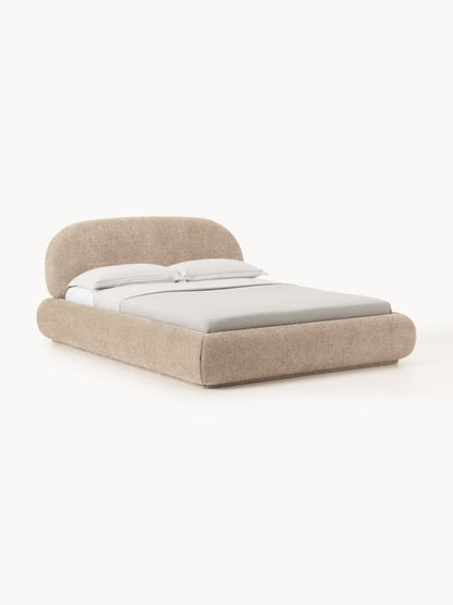 Albravon Upholstered Teddy Bouclé Bed