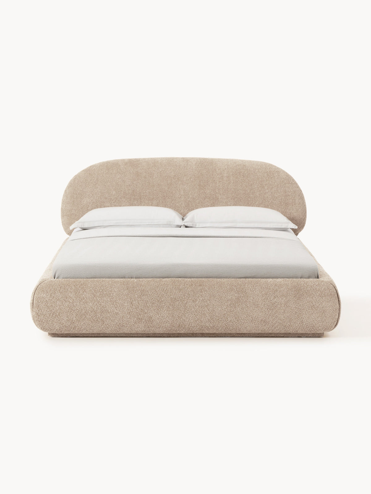 Albravon Upholstered Teddy Bouclé Bed
