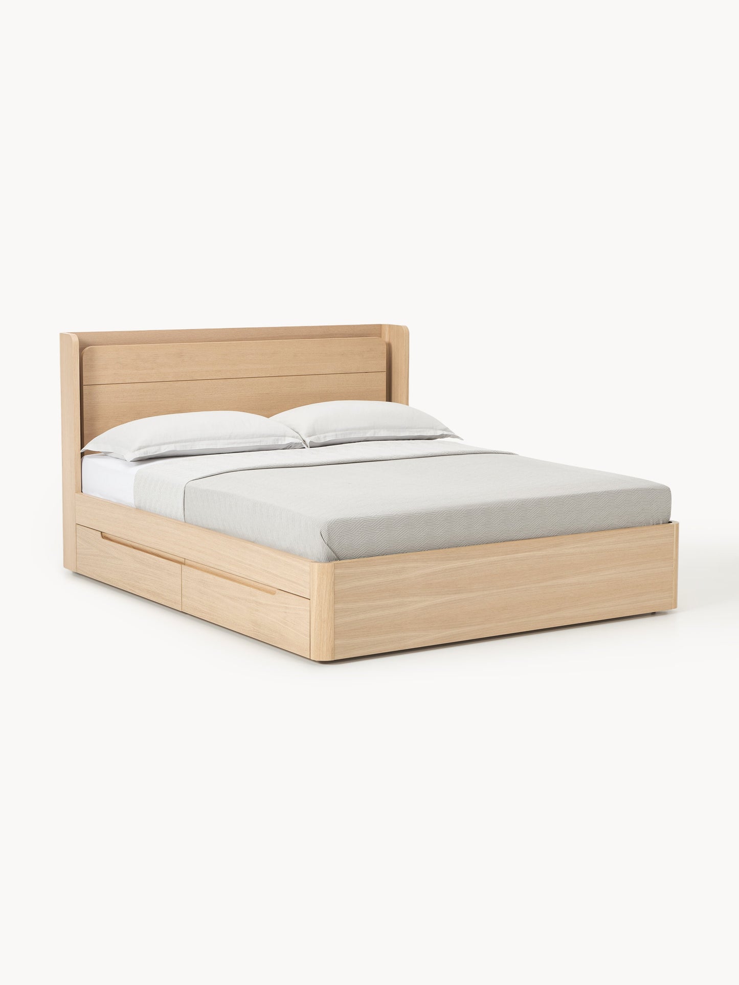 Alomherst Wooden Bed with Drawers