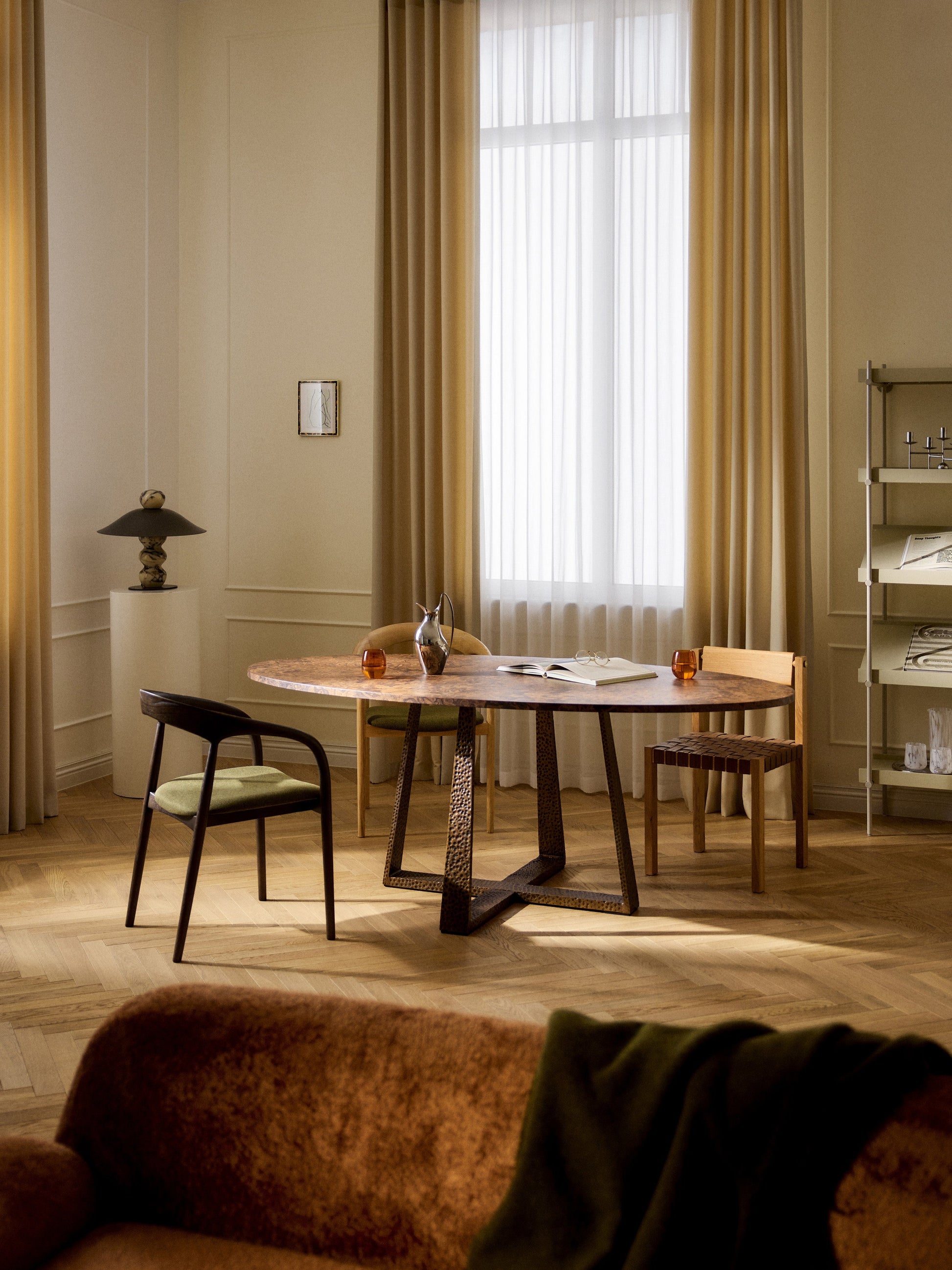 Amelbrenn Oval Dining Table, in Various Sizes
