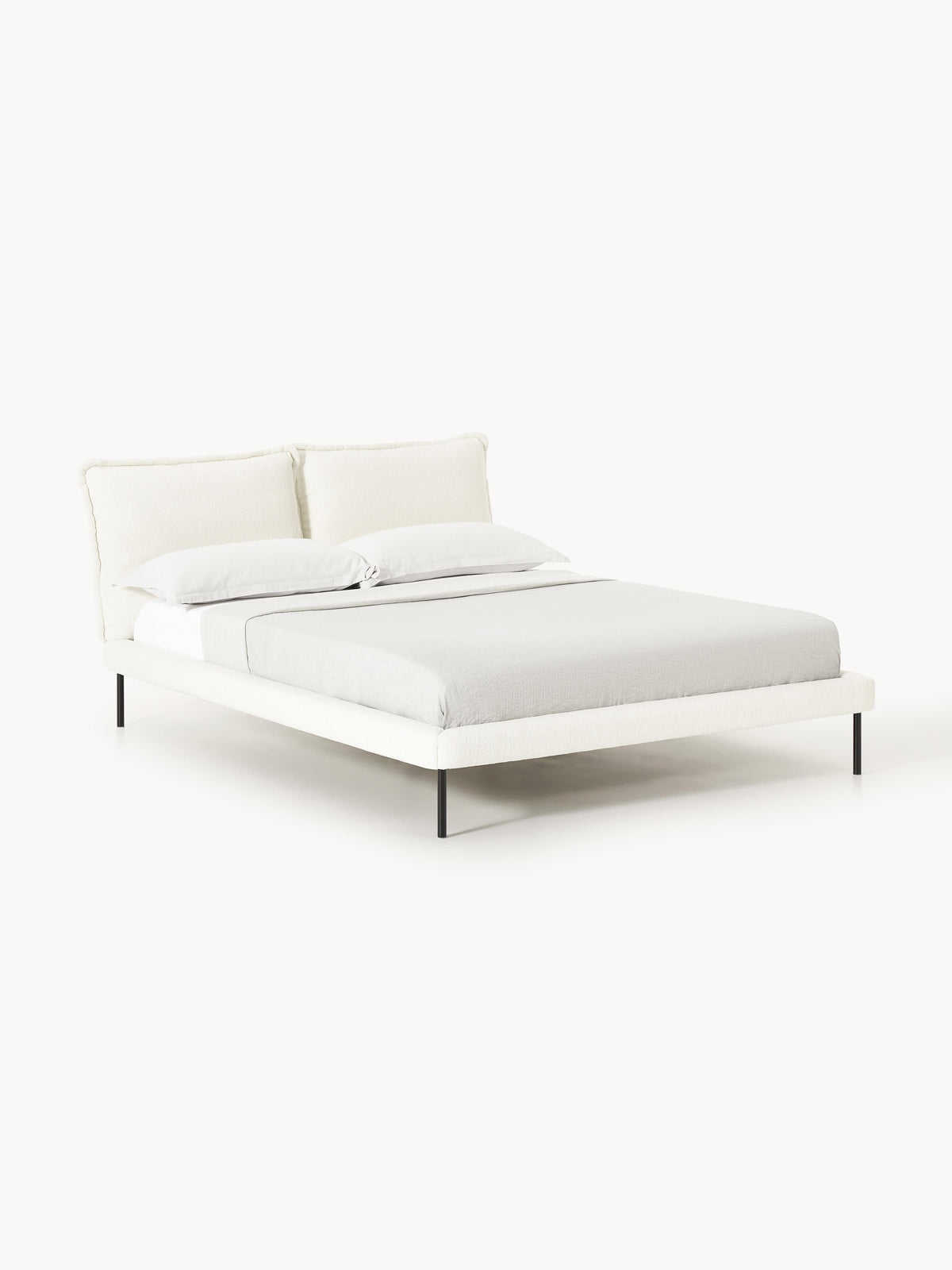 Amelryn Teddy Bouclé Upholstered Bed