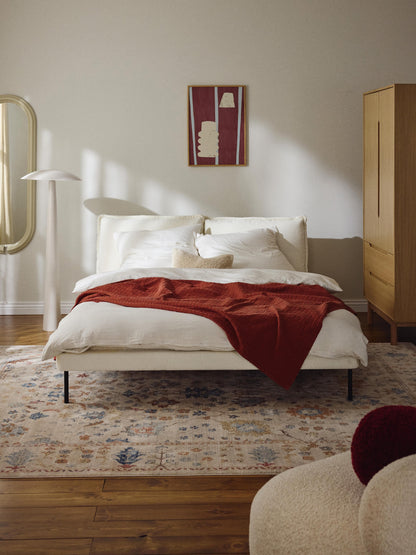 Amelryn Teddy Bouclé Upholstered Bed