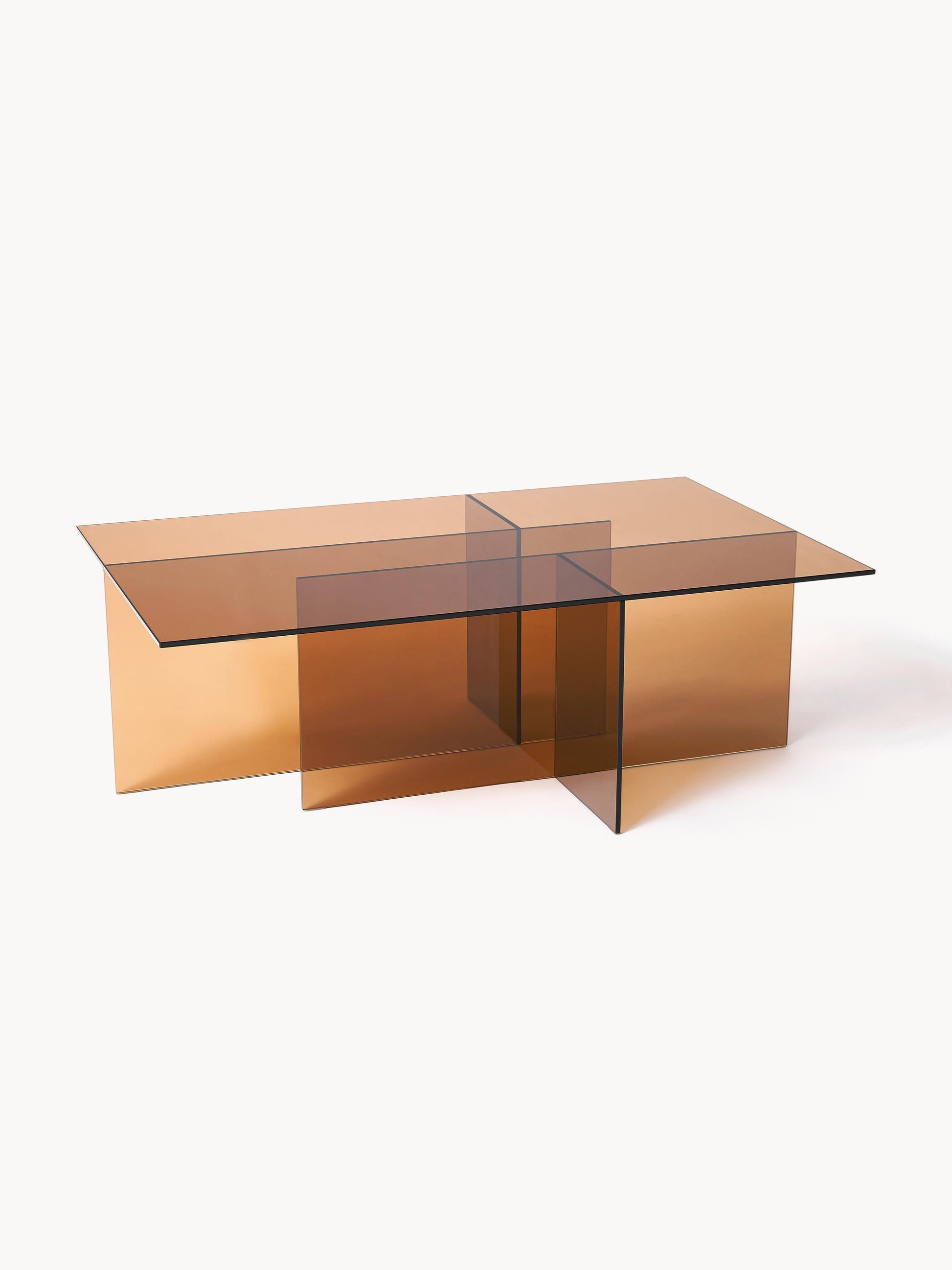 Anouwyn Glass Coffee Table, W 102 cm
