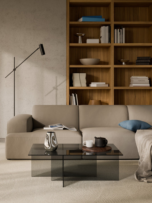 Anouwyn Glass Coffee Table, W 102 cm