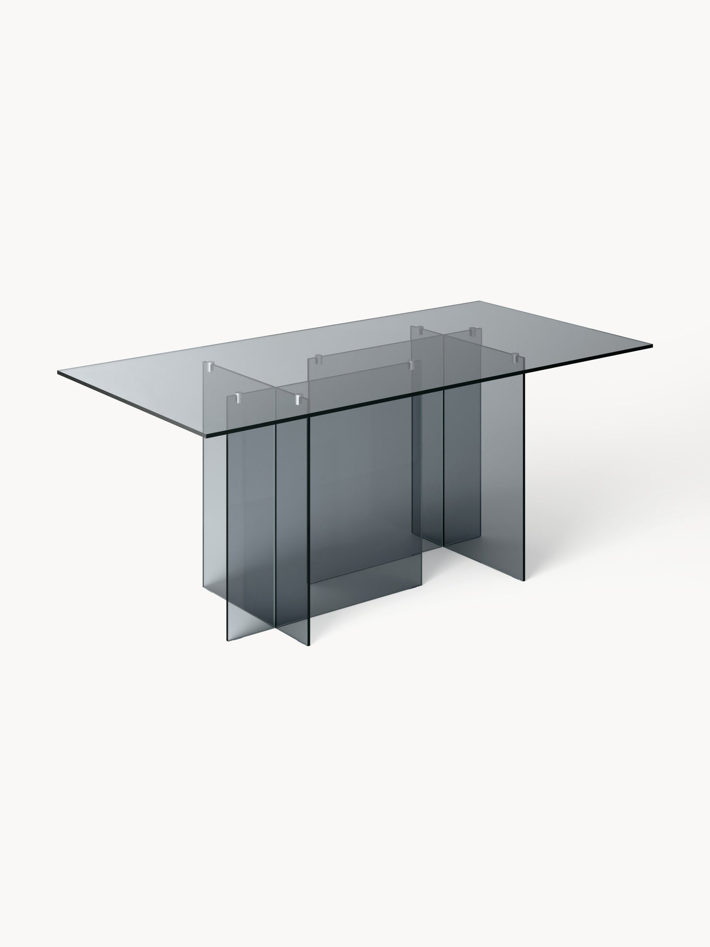 Anouwyn Glass Dining Table, 180 x 90 cm