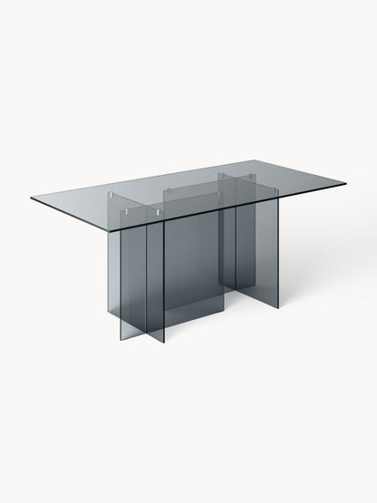 Anouwyn Glass Dining Table, 180 x 90 cm