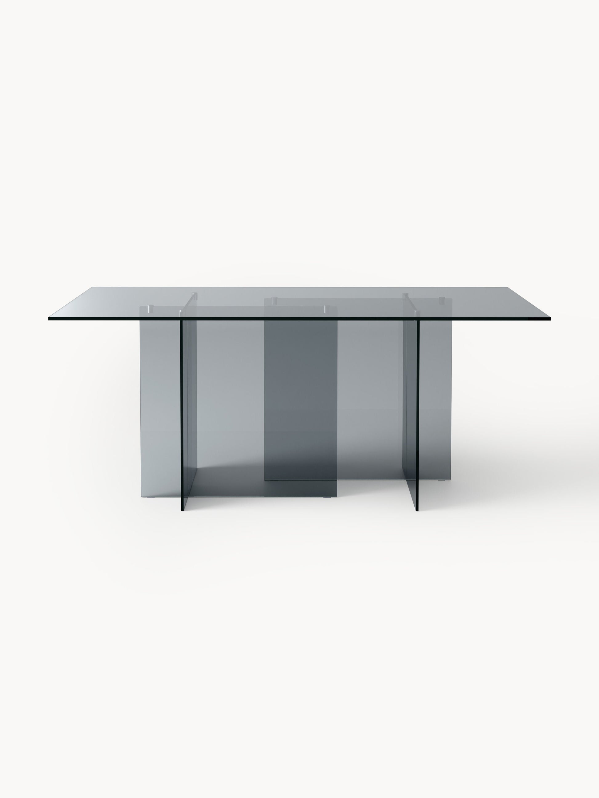 Anouwyn Glass Dining Table, 180 x 90 cm
