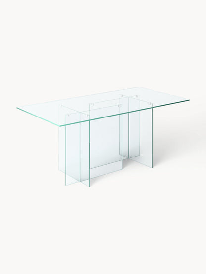 Anouwyn Glass Dining Table, 180 x 90 cm