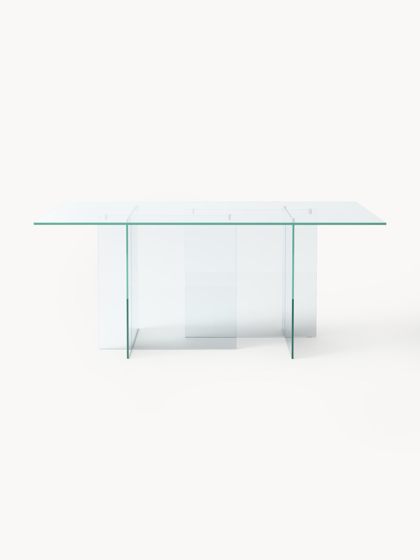 Anouwyn Glass Dining Table, 180 x 90 cm
