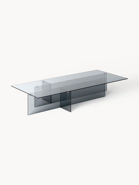 Anouwyn Large Glass Coffee Table, W 160 cm