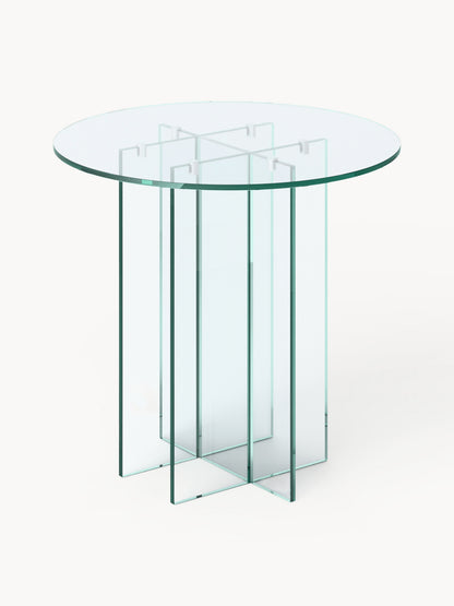 Anouwyn Round Glass Dining Table, in Various Sizes