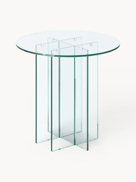 Anouwyn Round Glass Dining Table, in Various Sizes