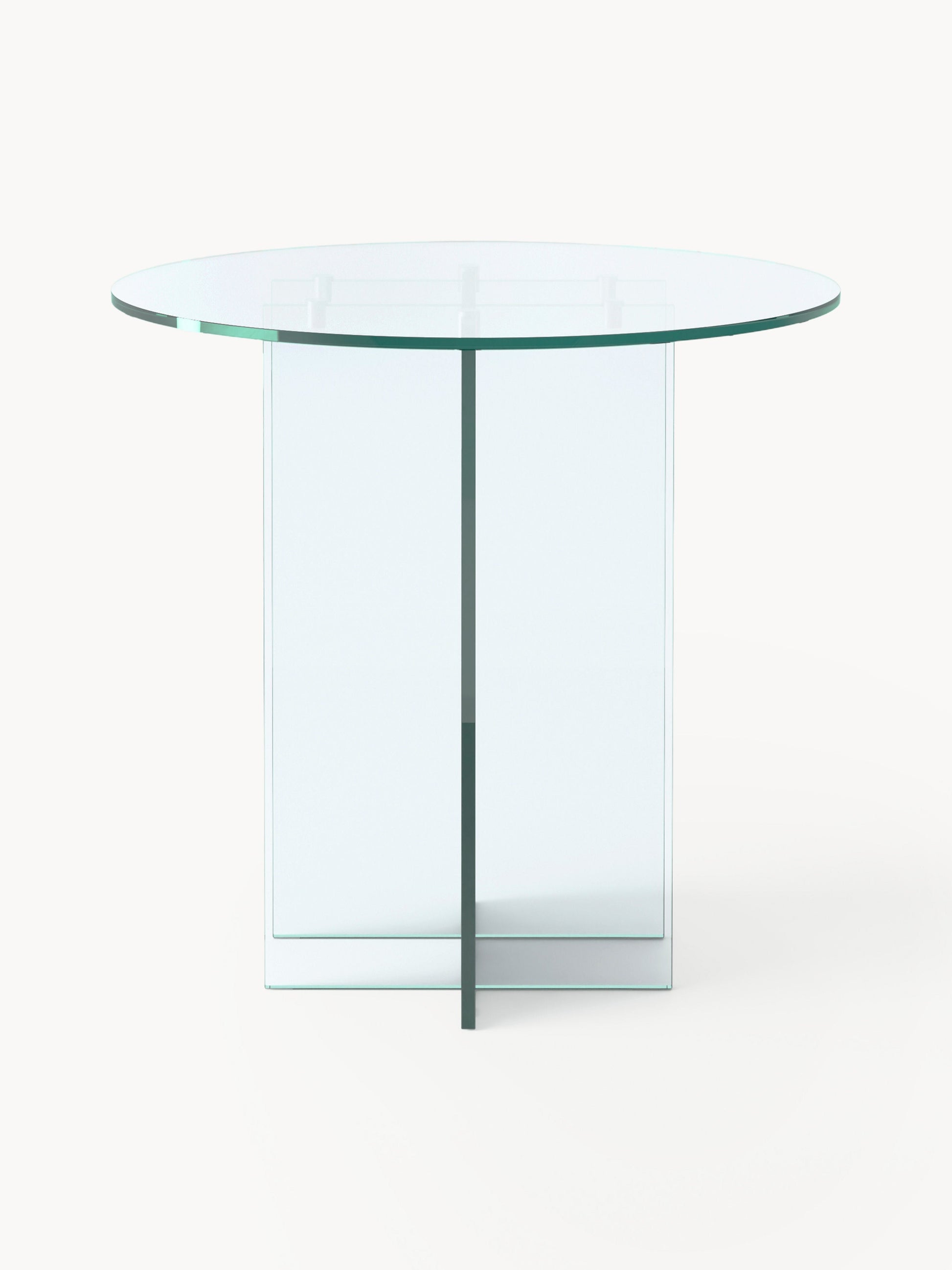 Anouwyn Round Glass Dining Table, in Various Sizes