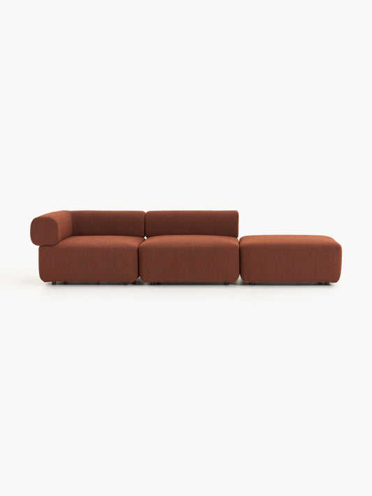 Antmorven Modular Ottoman in Bouclé