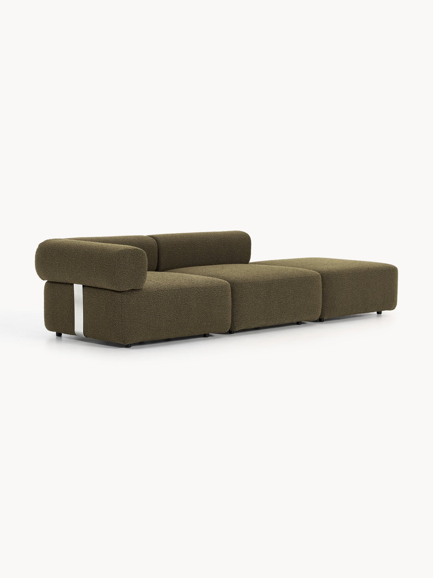 Antmorven Modular Ottoman in Bouclé