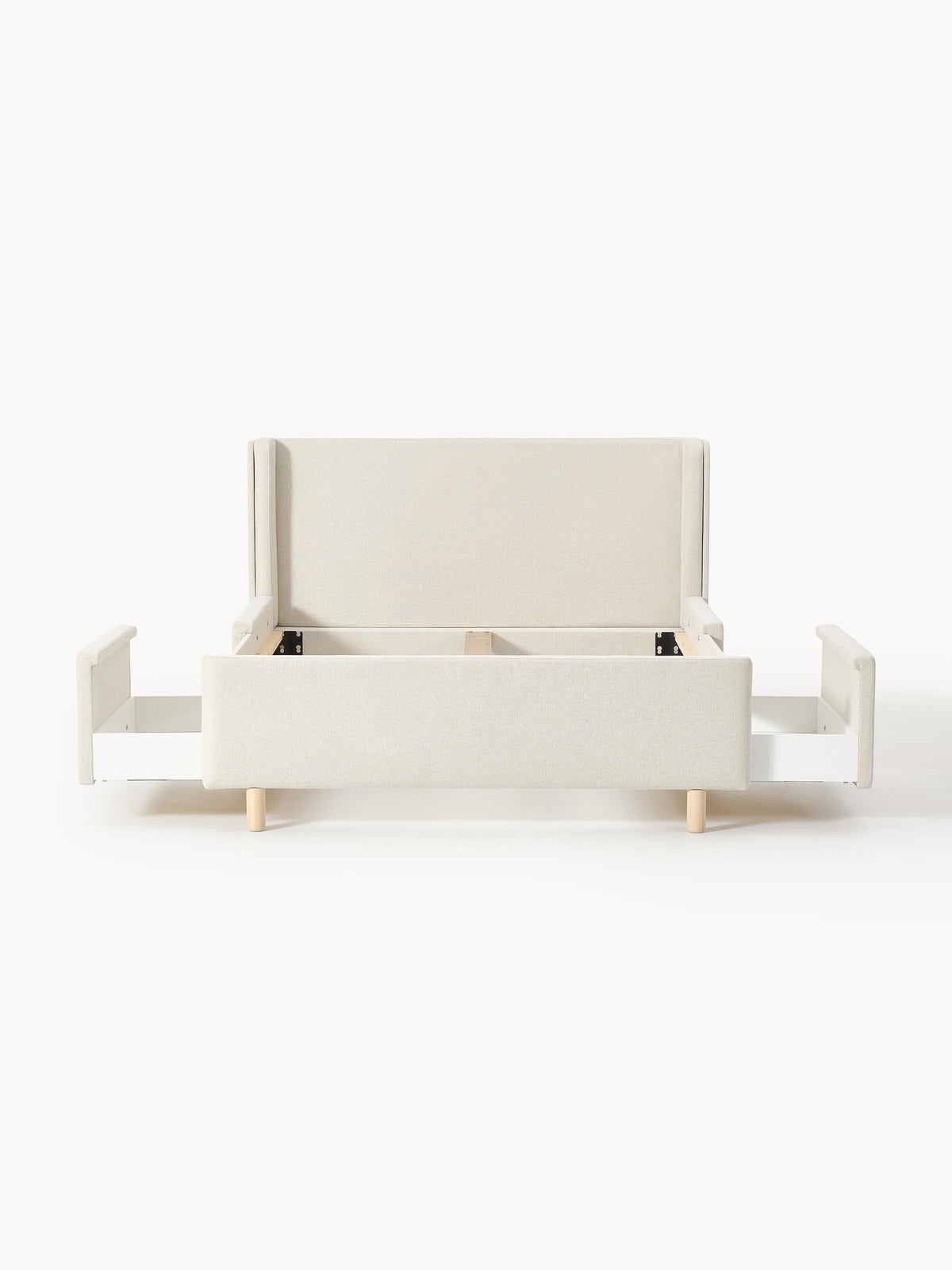 Archlowen Bed with Drawers, Upholstered