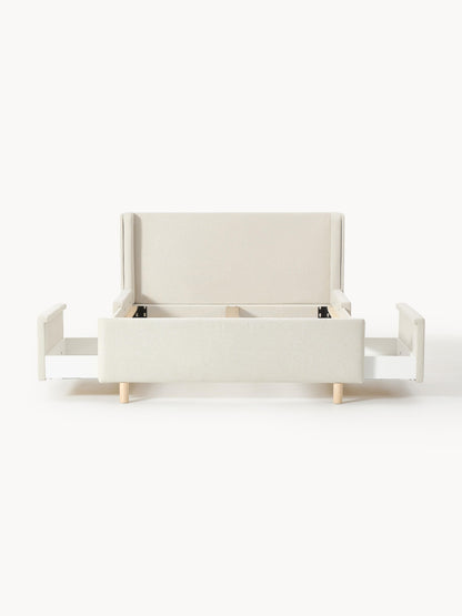 Archlowen Bed with Drawers, Upholstered